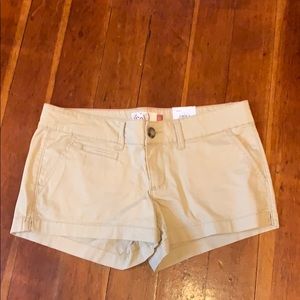 Tan shorts NWT